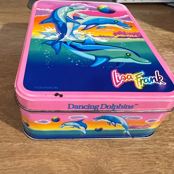 Vintage Lisa Frank Dolphins tin - Picture 3 of 9